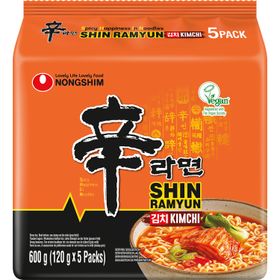Instant Noedels Shin Kimchi 5-Pack